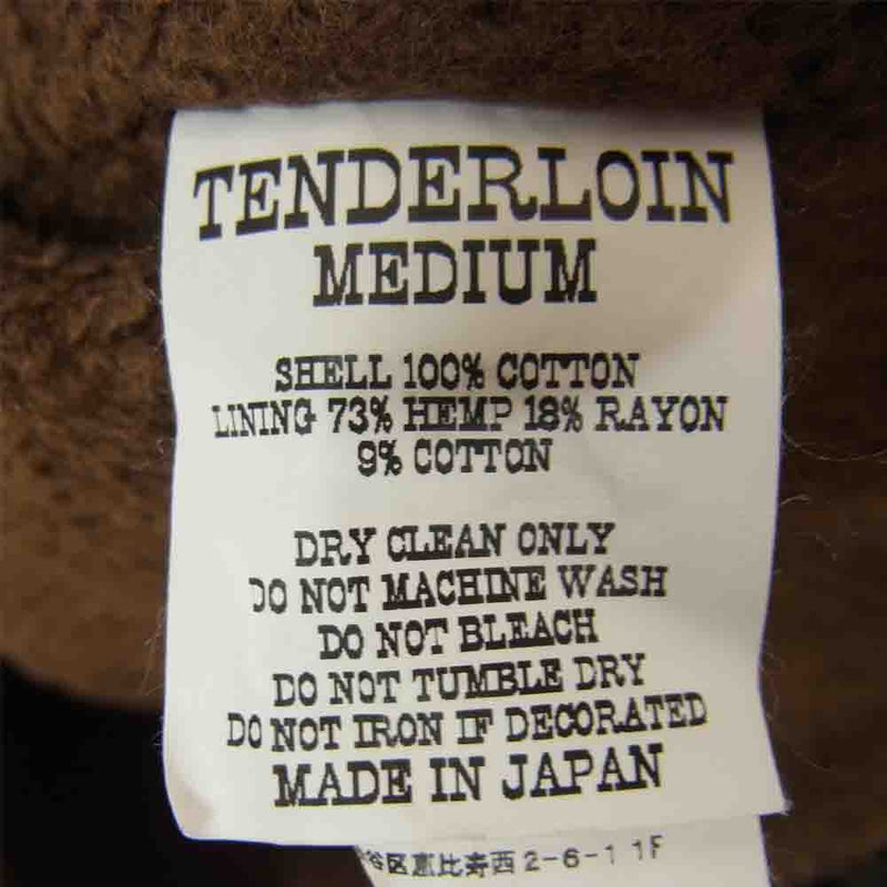 TENDERLOIN テンダーロイン T-DUROI JKT コーデュロイ ジャケット ブラウン系 M【中古】
