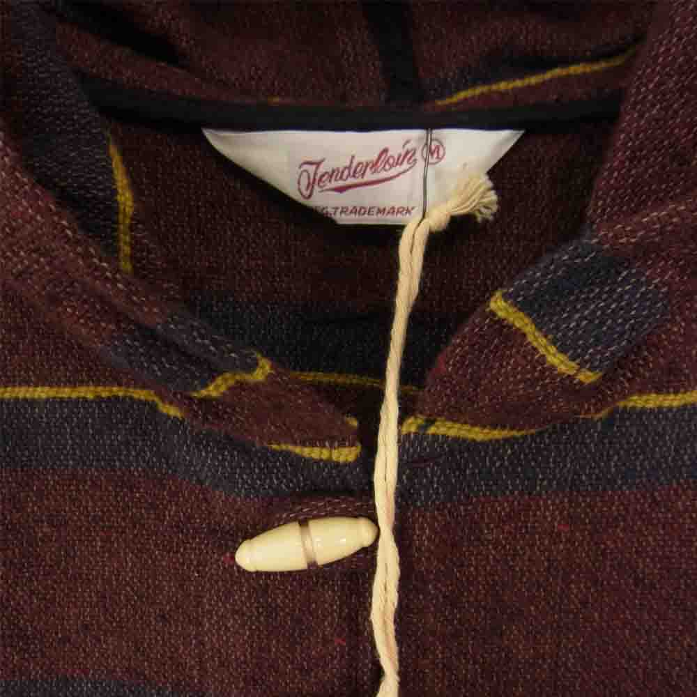 TENDERLOIN テンダーロイン T-BLANKET PARKA トグルボタン ブランケット パーカー エンジ系 M【新古品】【未使用】【中古】