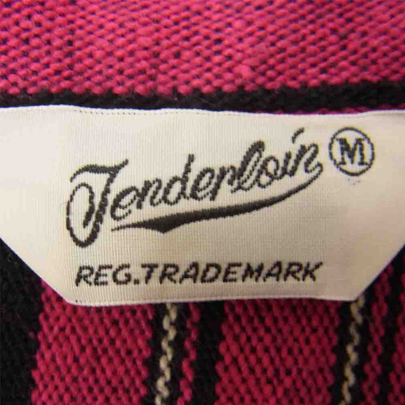 TENDERLOIN テンダーロイン T-GTM STAND SHT ガテマラ スタンドカラー 長袖 シャツ ピンク系 M【中古】