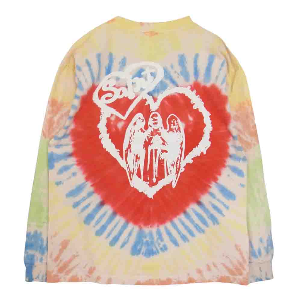 セント マイケル TIE DYE LONG SLEEVE タイダイ ロングスリーブ Tシャツ マルチカラー系 L【美品】【中古】