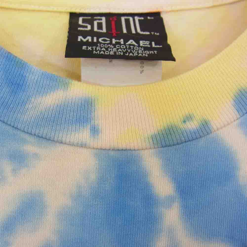 セント マイケル TIE DYE LONG SLEEVE タイダイ ロングスリーブ Tシャツ マルチカラー系 L【美品】【中古】