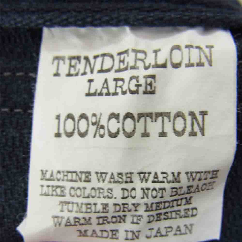 TENDERLOIN テンダーロイン T-OVERALLS C オーバーオール ピケ ネイビー系 L【美品】【中古】