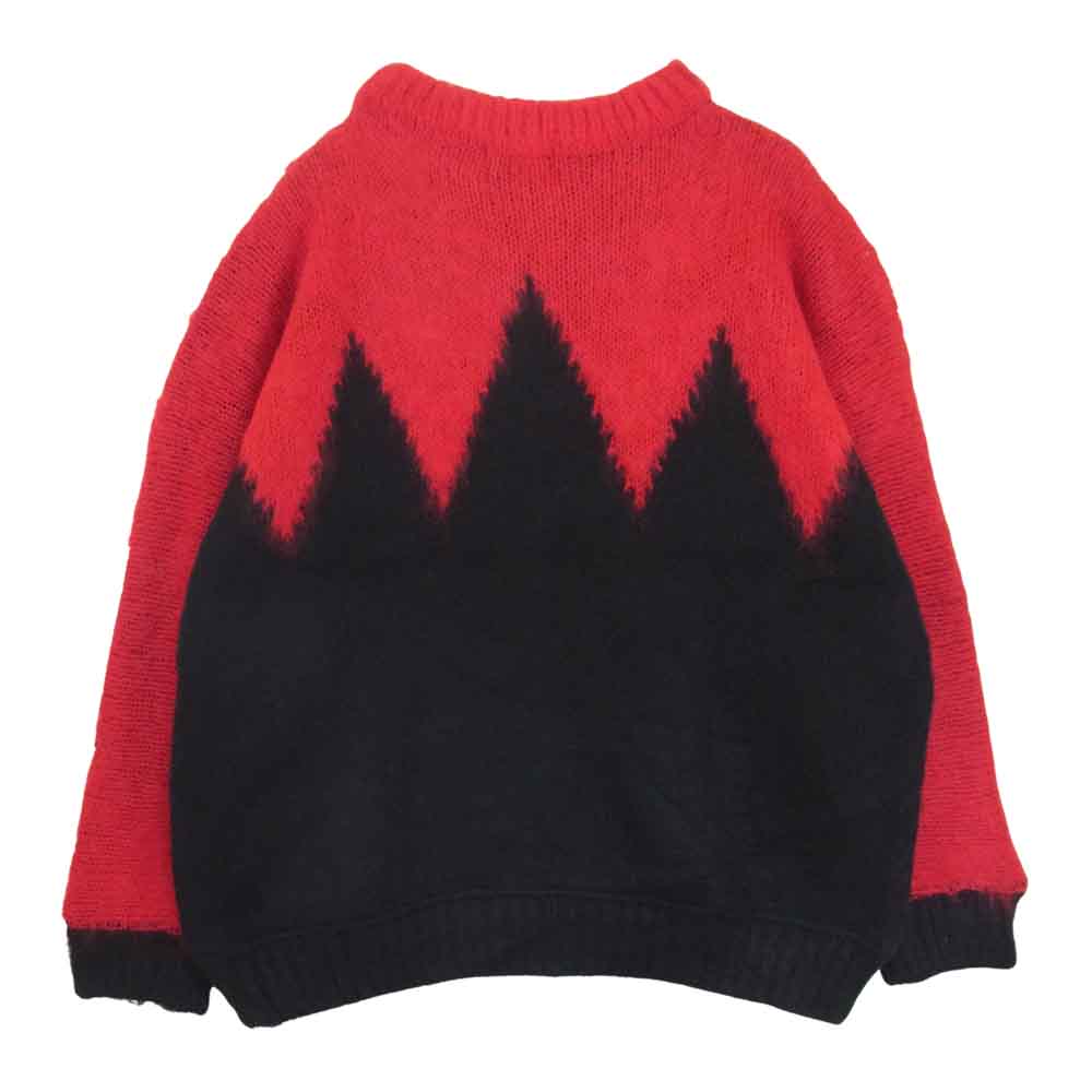 TENDERLOIN テンダーロイン T-MOHAIR CREW モヘア クルーネック ニット レッド系 M【新古品】【未使用】【中古】