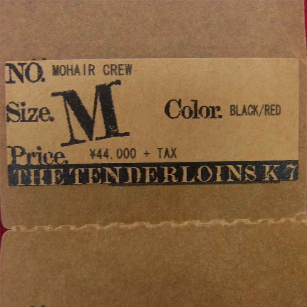 TENDERLOIN テンダーロイン T-MOHAIR CREW モヘア クルーネック ニット レッド系 M【新古品】【未使用】【中古】