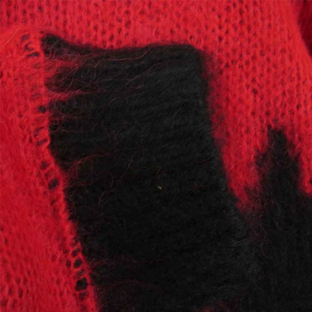 TENDERLOIN テンダーロイン T-MOHAIR CREW モヘア クルーネック ニット レッド系 M【新古品】【未使用】【中古】