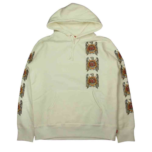Supreme シュプリーム 16AW Slayer Eagle Hooded Sweatshirt スレイヤー イーグル パーカー ホワイト系 M【新古品】【未使用】【中古】