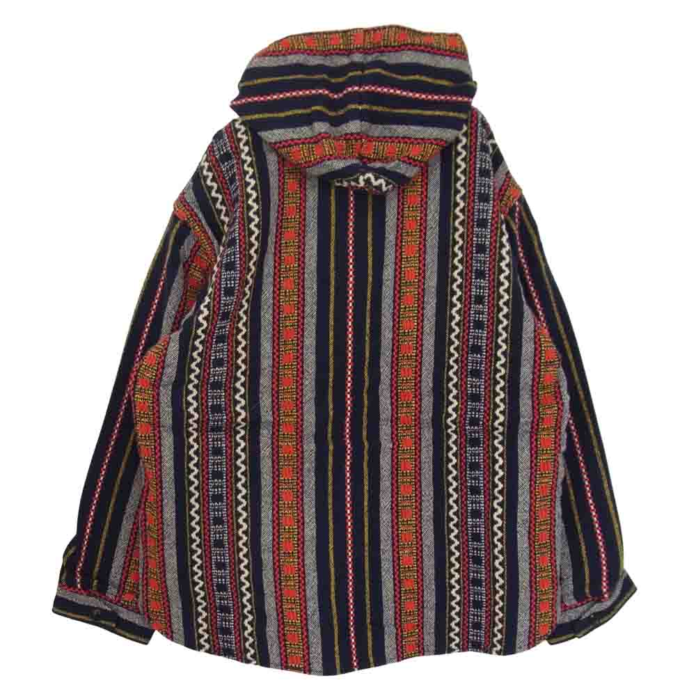 TENDERLOIN テンダーロイン T-NATIVE PARKA SHT ネイティブ メキシカン パーカー シャツ ネイビー系 M【新古品】【未使用】【中古】