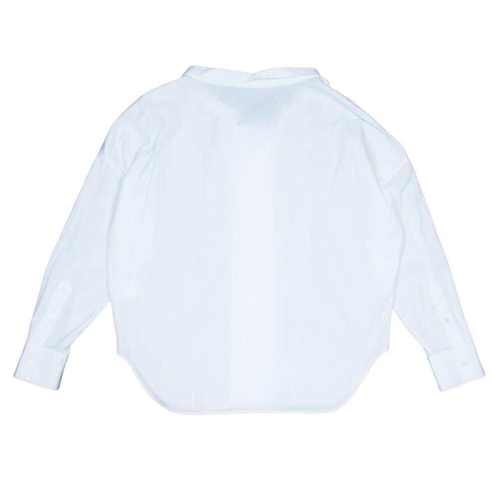 MACPHEE マカフィー 21SS 12-01-21-01002 ファインコットンブロード ギャザーカラー シャツ ブラウス ホワイト系 36【美品】【中古】