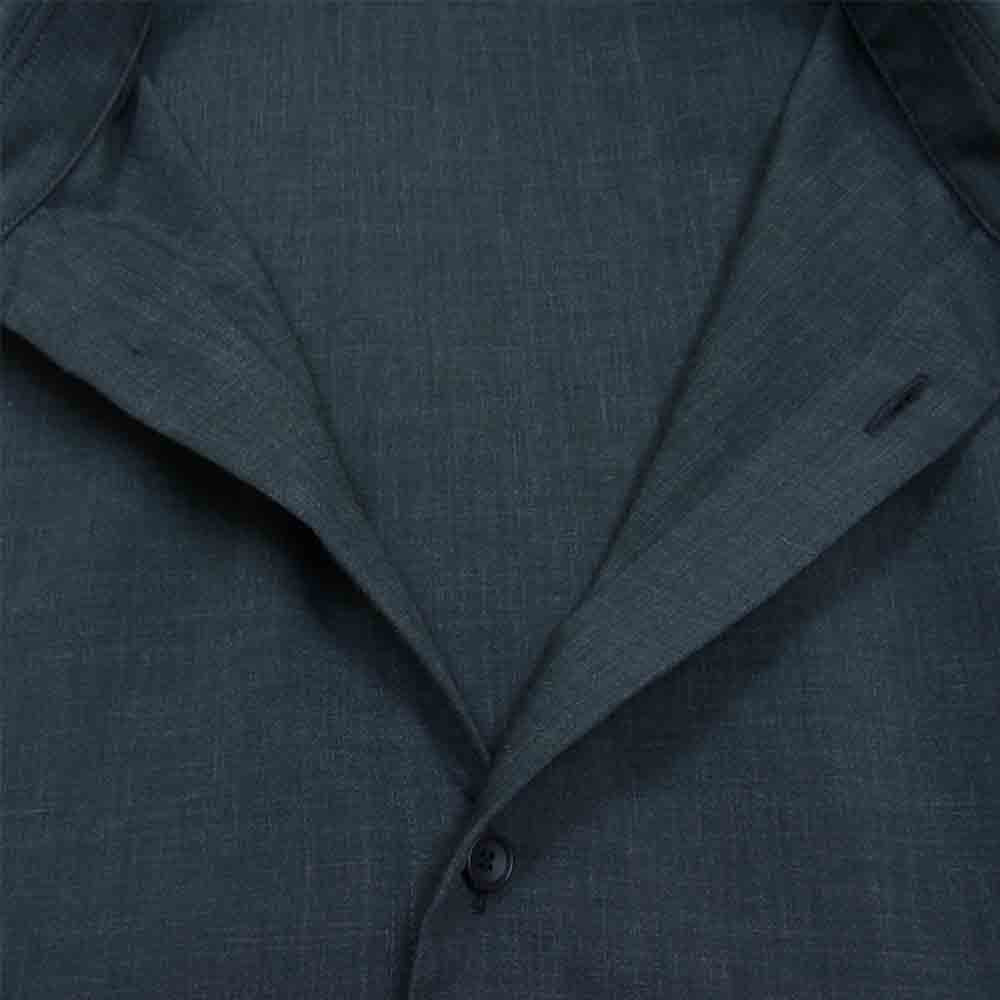 THE RERACS ザリラクス 21AW 21FW-REBL-284L-2-J REGULAR COLLAR A-LINE SHIRT レギュラーカラー Aライン 長袖 ロング シャツ ブラック系 36【美品】【中古】