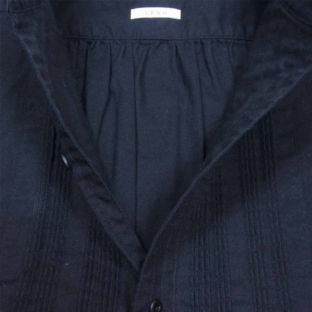 リノ L2102-DR004 PIN TUCK DRESS ピンタック ドレス ワンピース ブラック系 1【中古】