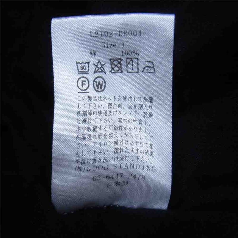 リノ L2102-DR004 PIN TUCK DRESS ピンタック ドレス ワンピース ブラック系 1【中古】