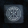 PORTER CLASSIC ポータークラシック Fleece French Jacket ポーラテック フリース フレンチ ジャケット ブラック系 S【美品】【中古】