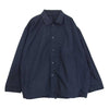 PORTER CLASSIC ポータークラシック 22SS POPLIN GATHERED JACKET ポプリン ギャザー シャツ ジャケット ネイビー系 2【美品】【中古】