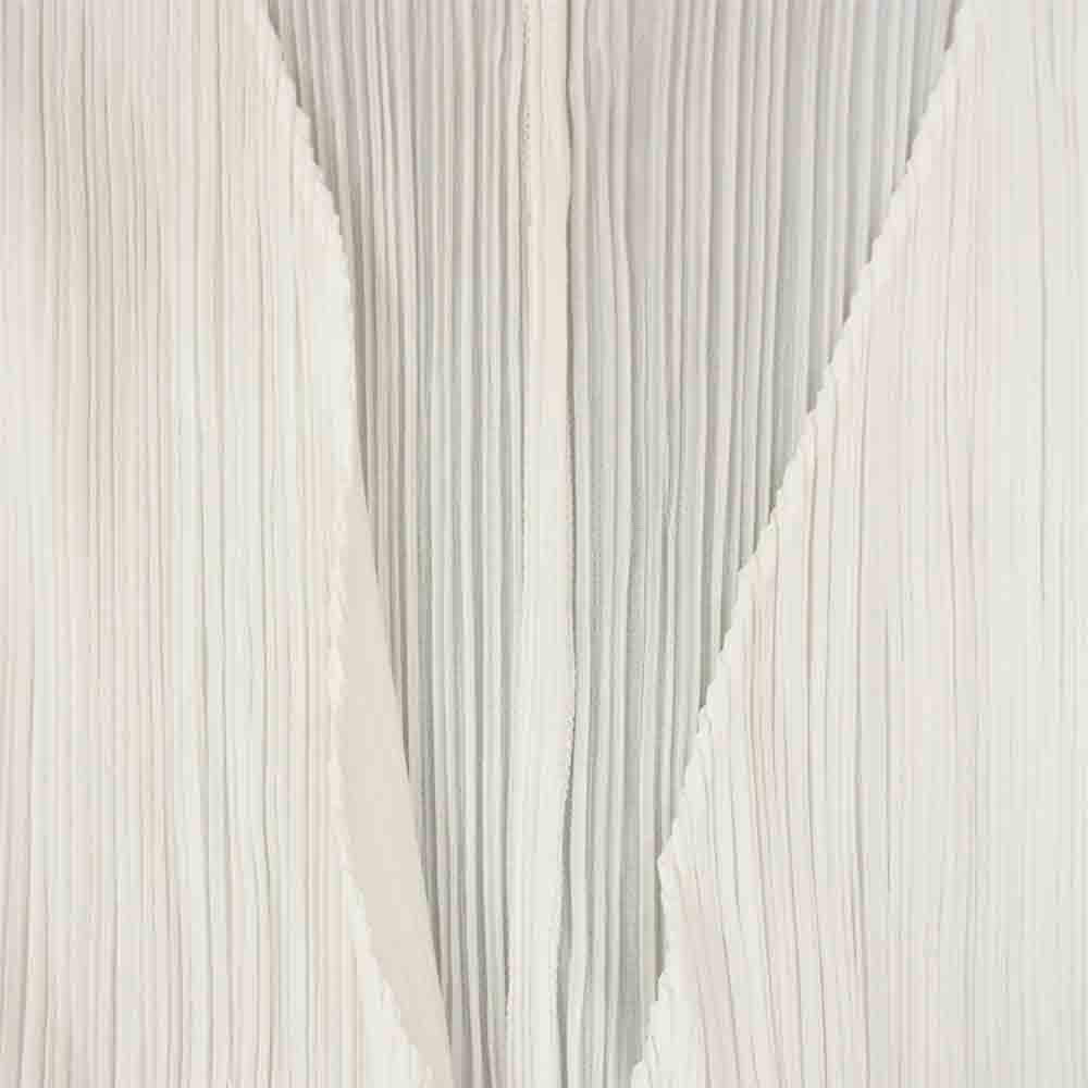 PLEATS PLEASE プリーツプリーズ イッセイミヤケ PP62-JO307 プリーツ加工 カーディガン 白 ホワイト系 3【美品】【中古】