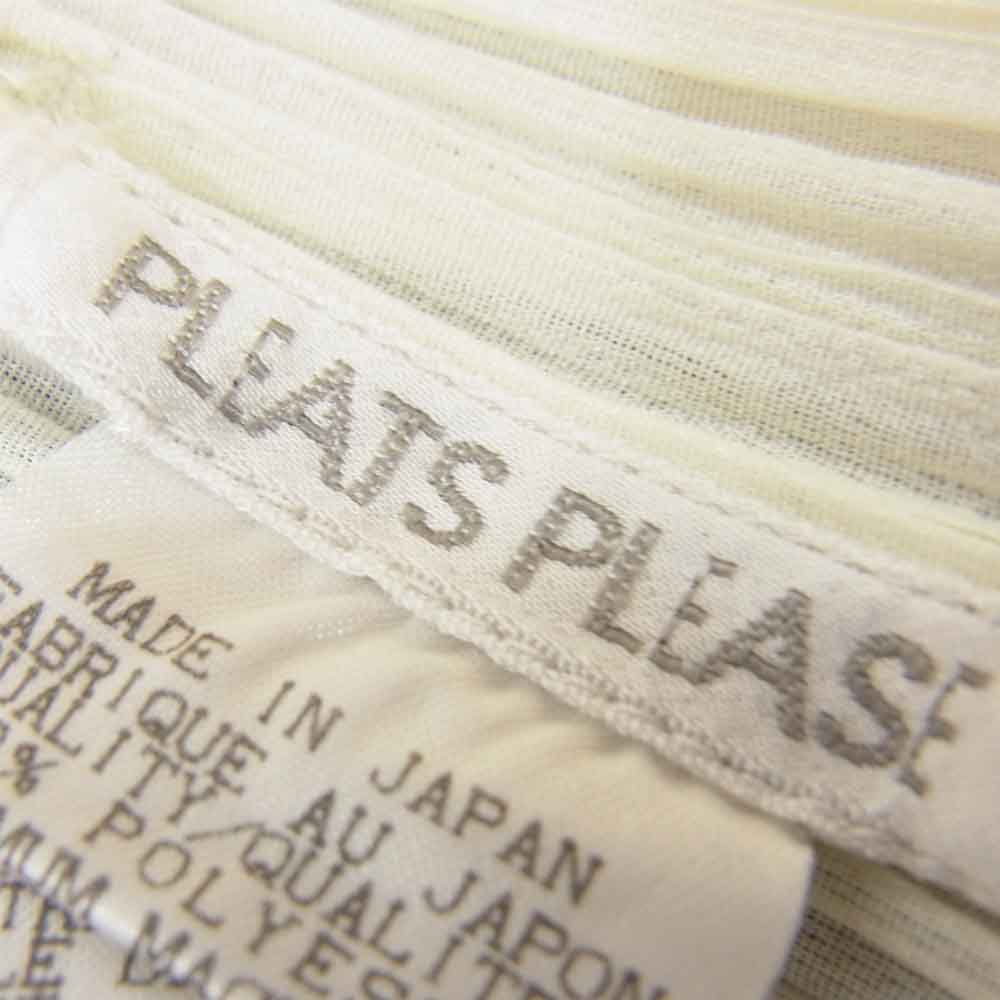 PLEATS PLEASE プリーツプリーズ イッセイミヤケ PP04-JD623 プリーツ加工 カーディガン 黄色 イエロー系 3【美品】【中古】