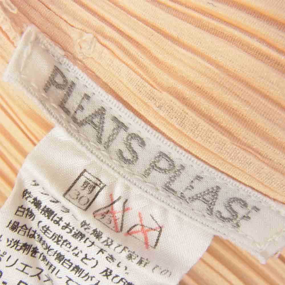 PLEATS PLEASE プリーツプリーズ イッセイミヤケ PP61-JD223 プリーツ加工 カーディガン ベージュ ベージュ系 3【美品】【中古】