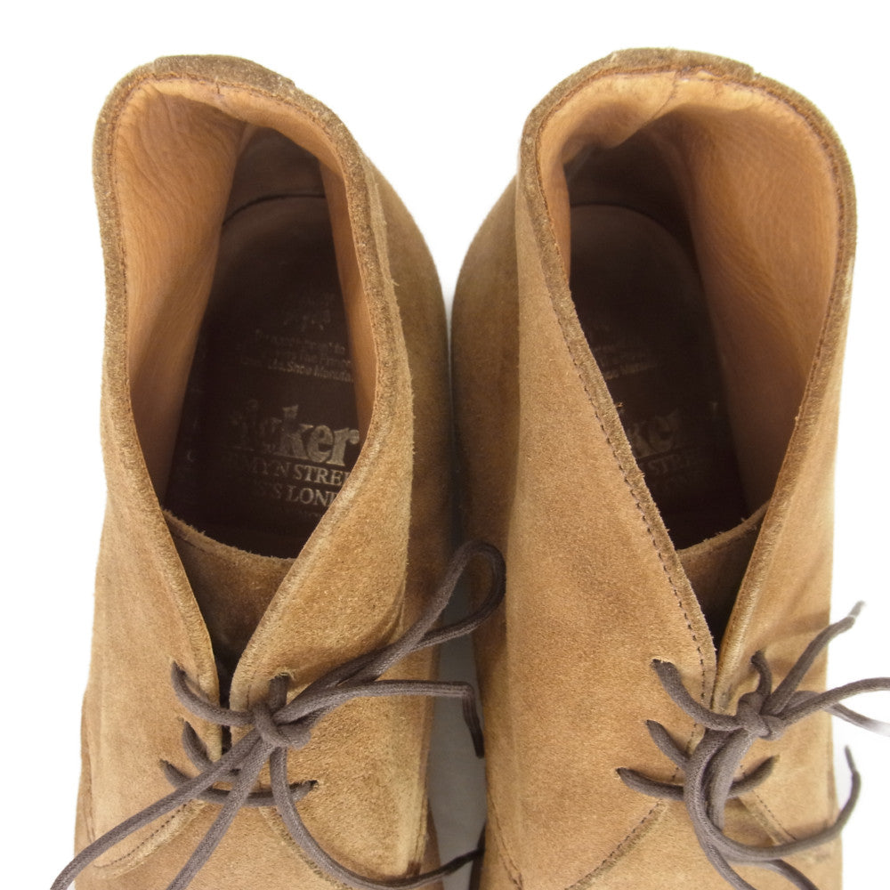 Tricker's トリッカーズ スエード チャッカブーツ ブラウン系  8.5【中古】