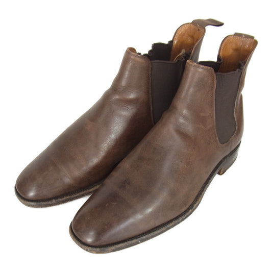 CROCKETT&JONES クロケットアンドジョーンズ BEAMS 別注 CHELSEA チェルシー サイドゴア ブーツ ブラウン系 6 1/2【中古】