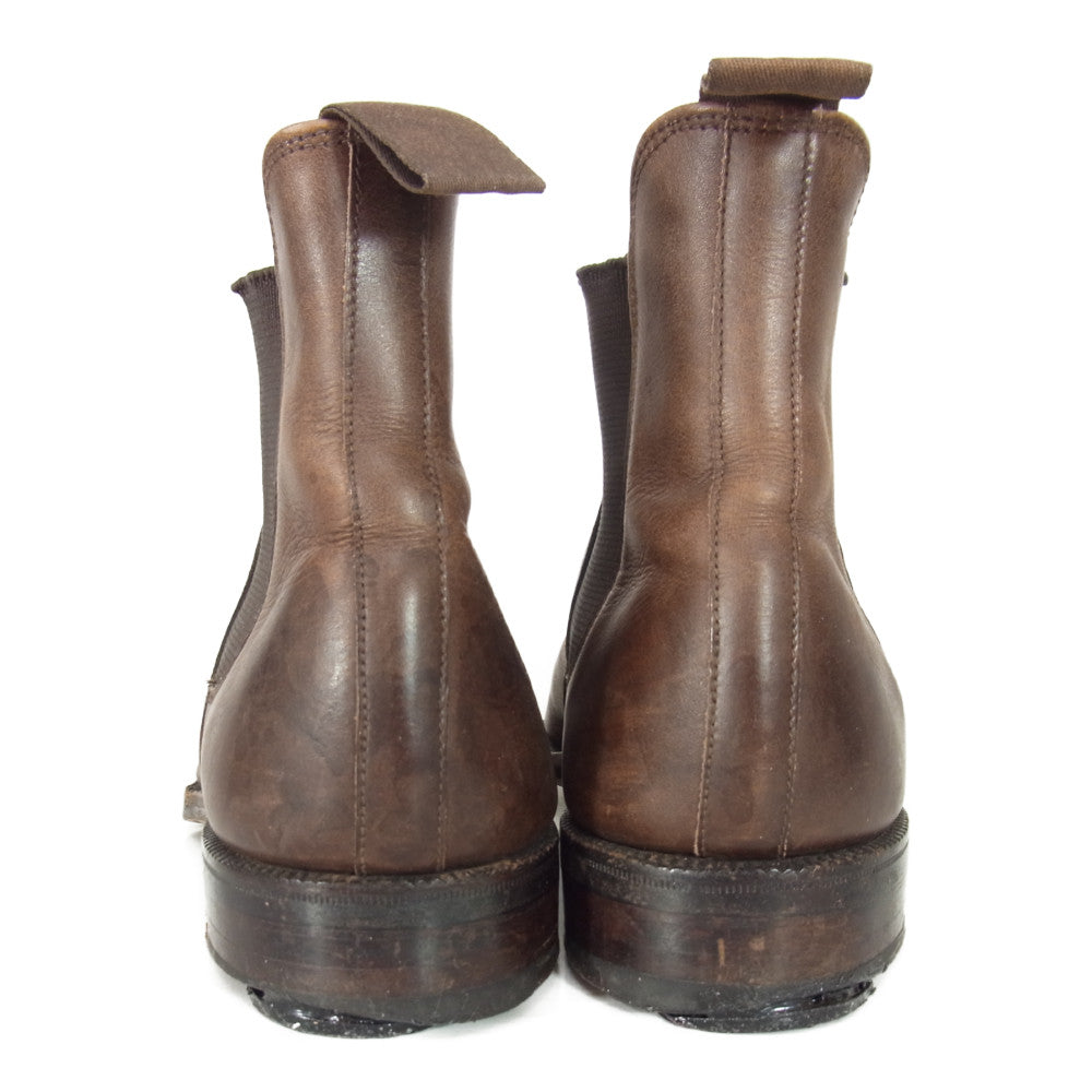 CROCKETT&JONES クロケットアンドジョーンズ BEAMS 別注 CHELSEA チェルシー サイドゴア ブーツ ブラウン系 6 1/2【中古】