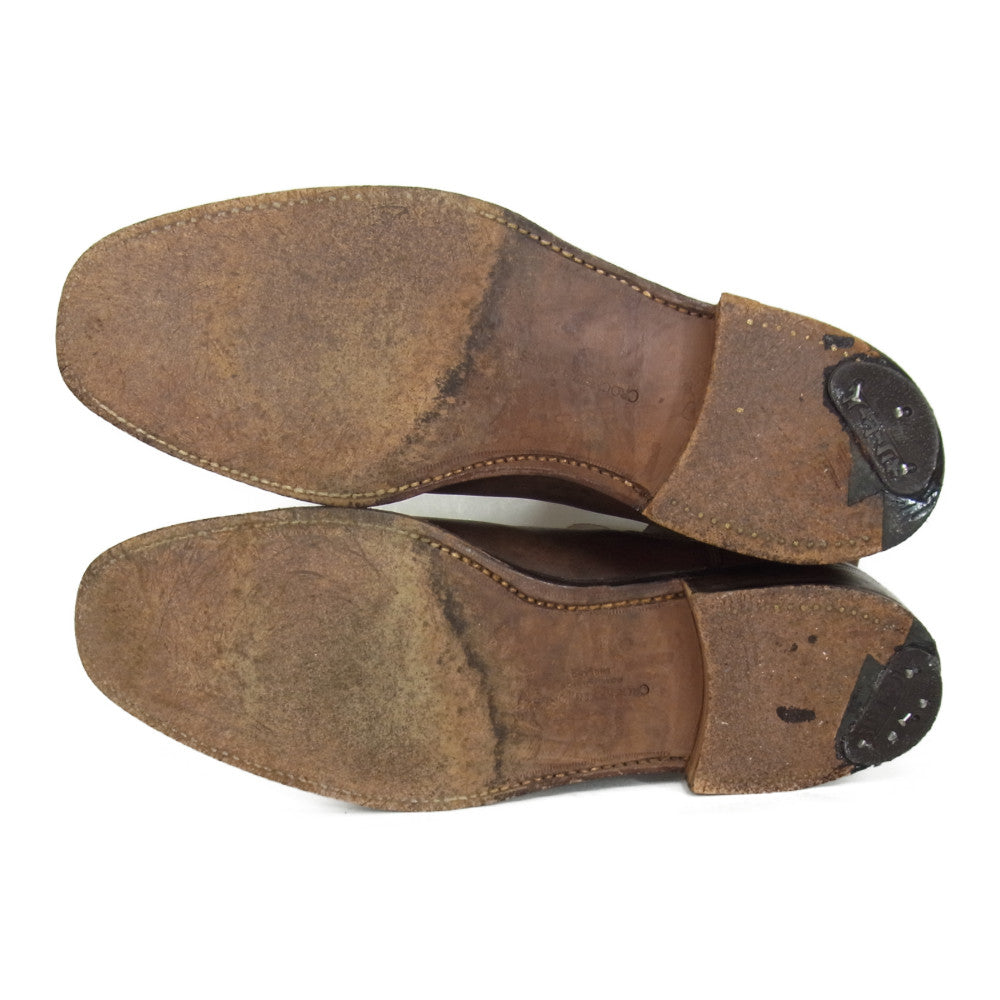 CROCKETT&JONES クロケットアンドジョーンズ BEAMS 別注 CHELSEA チェルシー サイドゴア ブーツ ブラウン系 6 1/2【中古】