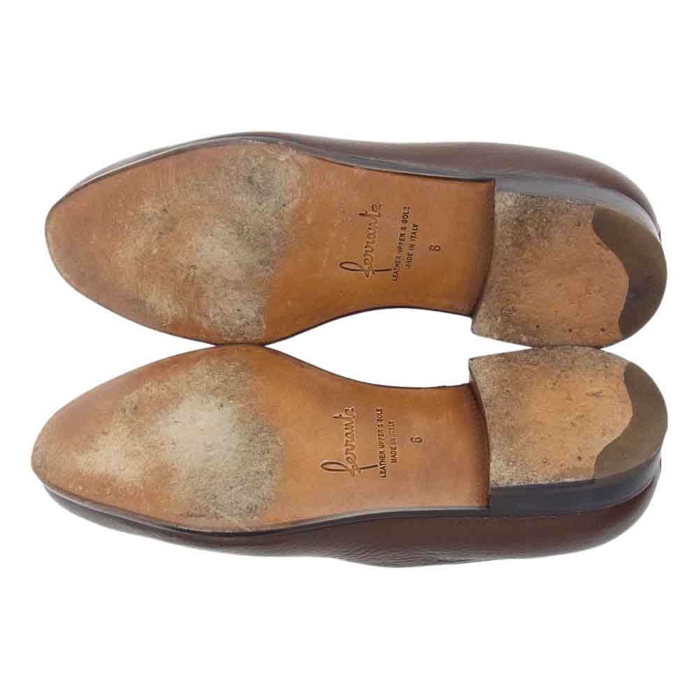 フェランテ TREVI ヴァンプ ローファー スリッポン ブラウン系 6【中古】