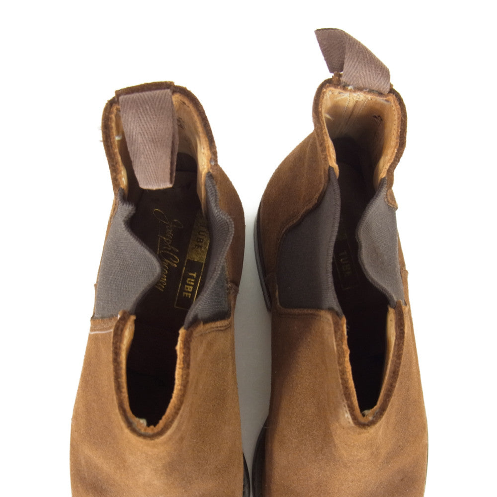 ジョセフ チーニー TUBE スエード サイドゴア ブーツ ブラウン系 6 1/2【中古】