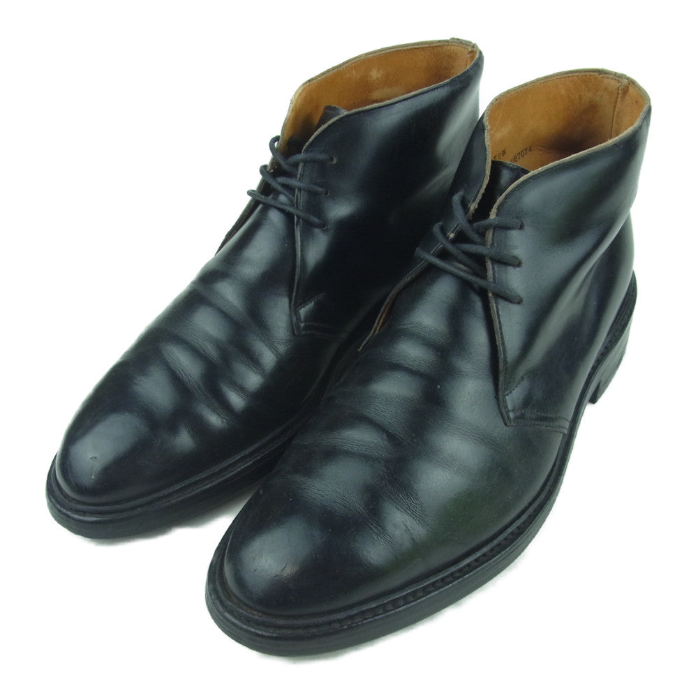 CROCKETT&JONES クロケットアンドジョーンズ U67074 CHEPSTOW ダイナイトソール チャッカ ブーツ ブラック系 6.5E【中古】
