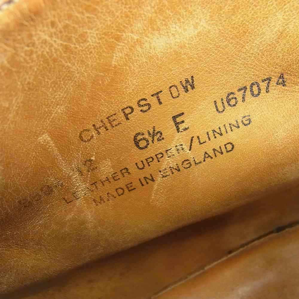 CROCKETT&JONES クロケットアンドジョーンズ U67074 CHEPSTOW ダイナイトソール チャッカ ブーツ ブラック系 6.5E【中古】