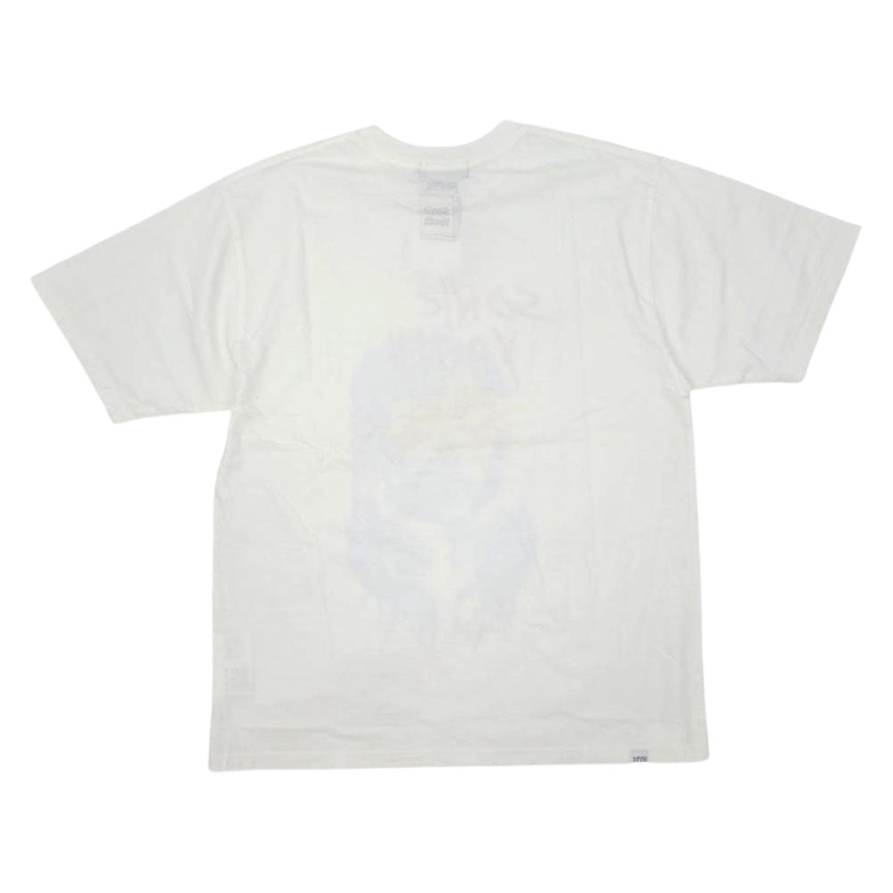 HYSTERIC GLAMOUR ヒステリックグラマー 02221CT17 SONIC YOUTH/SUNBURST EYES プリント Tシャツ ホワイト系 L【新古品】【未使用】【中古】