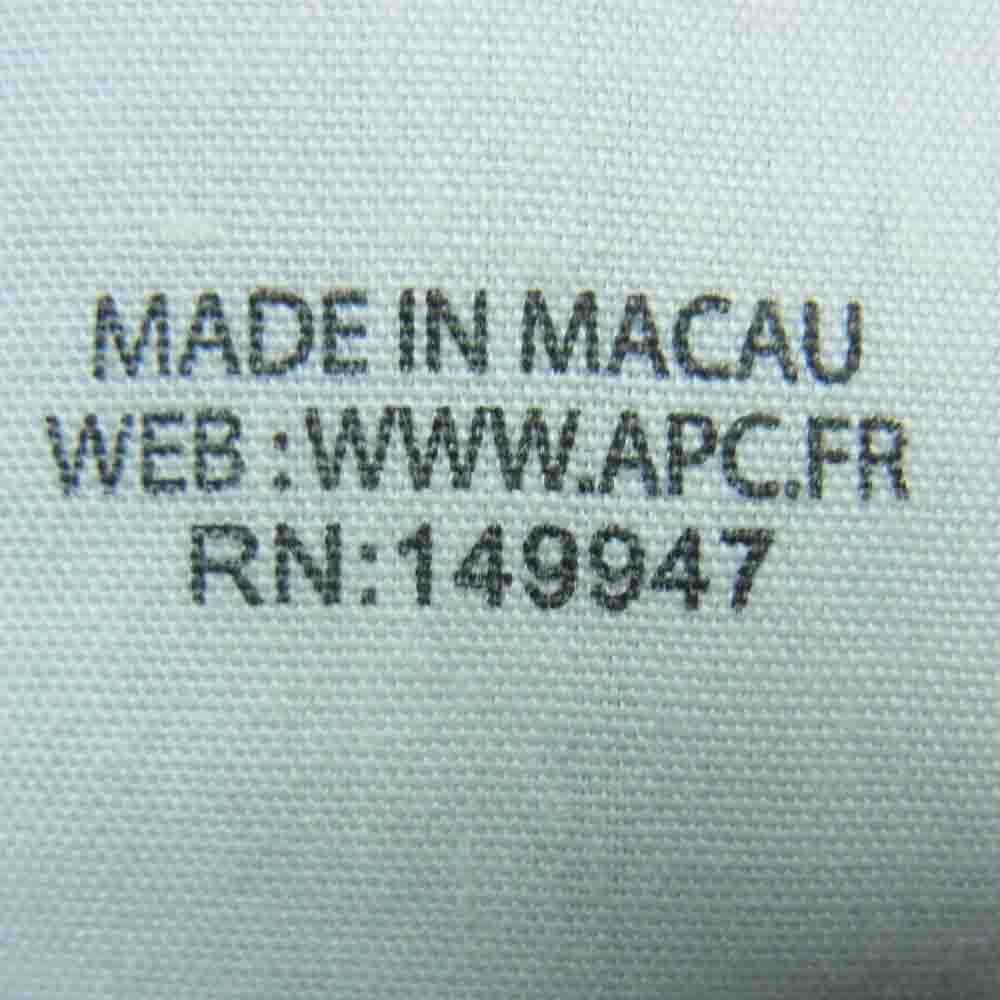 A.P.C. アーペーセー HIGH STANDARD ハイスタンダード ウエスト切替 デニム パンツ コットン インディゴブルー系 26【美品】【中古】