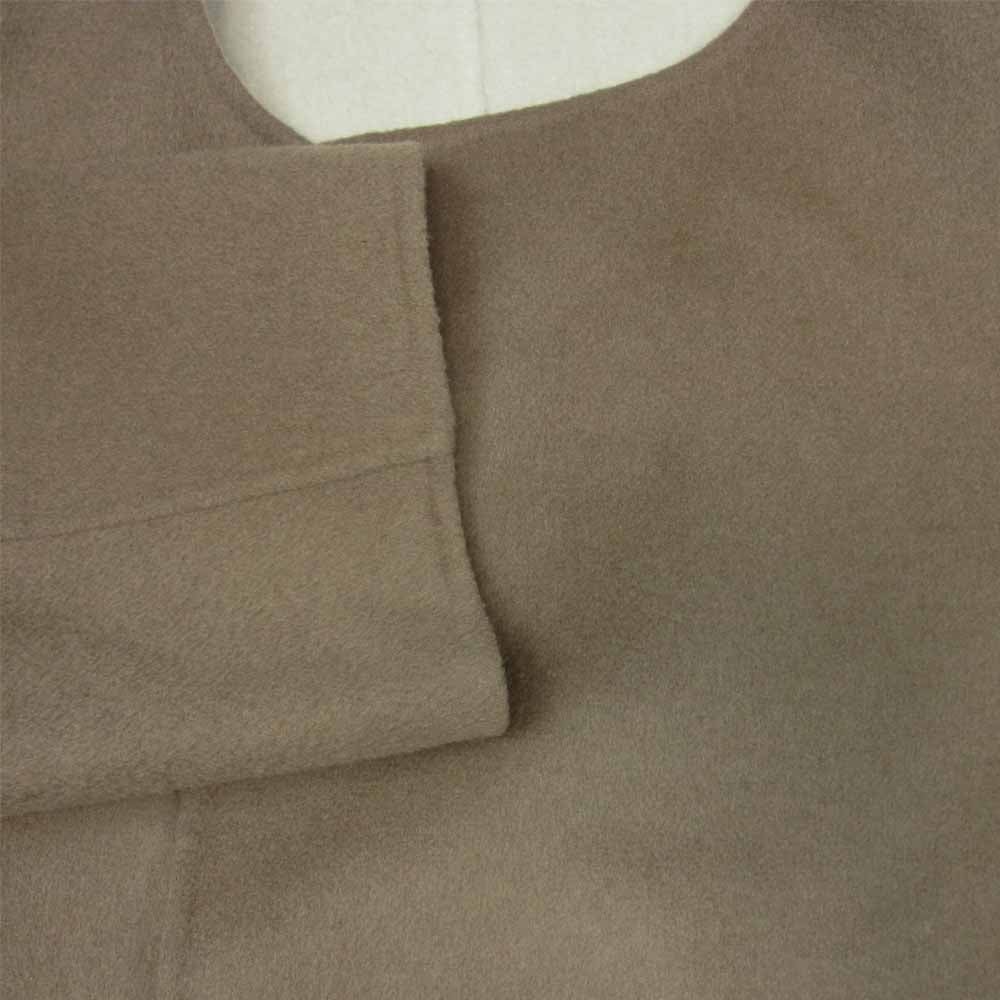 ロク 1625-104-3945 BEAUTY & YOUTH ビューティー アンド ユース REVER SEWING GOWN COAT リバーシブル ウール ガウン コート オフホワイト系 グレイッシュブラウン系 34【中古】