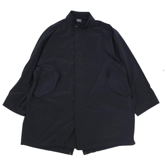 PORTER CLASSIC ポータークラシック SUPER NYLON STRETCH MILITARY COAT スーパーナイロン ストレッチ ミリタリー コート ダークネイビー系 4【中古】