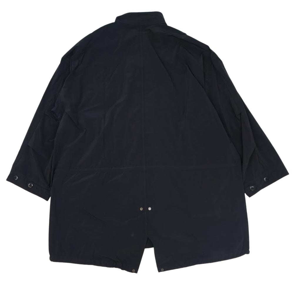 PORTER CLASSIC ポータークラシック SUPER NYLON STRETCH MILITARY COAT スーパーナイロン ストレッチ ミリタリー コート ダークネイビー系 4【中古】