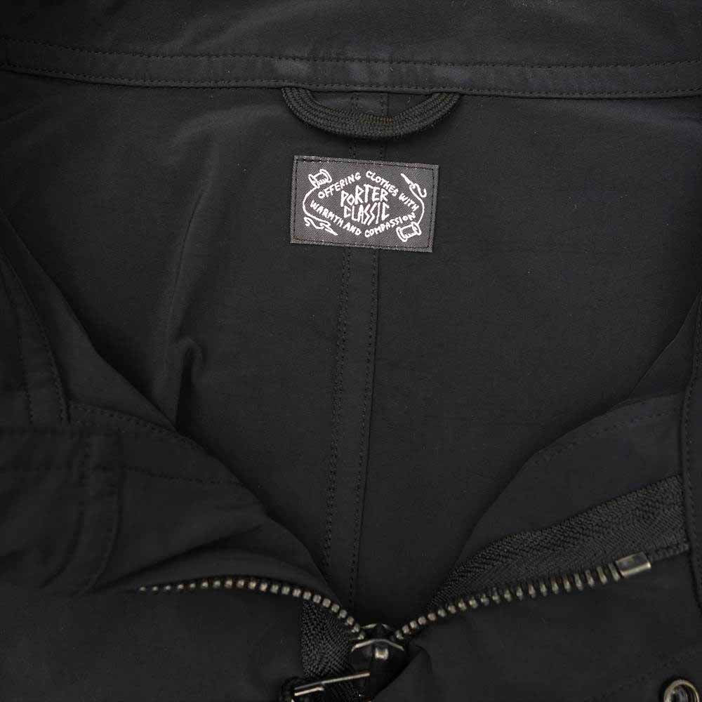 PORTER CLASSIC ポータークラシック SUPER NYLON STRETCH MILITARY COAT スーパーナイロン ストレッチ ミリタリー コート ダークネイビー系 4【中古】