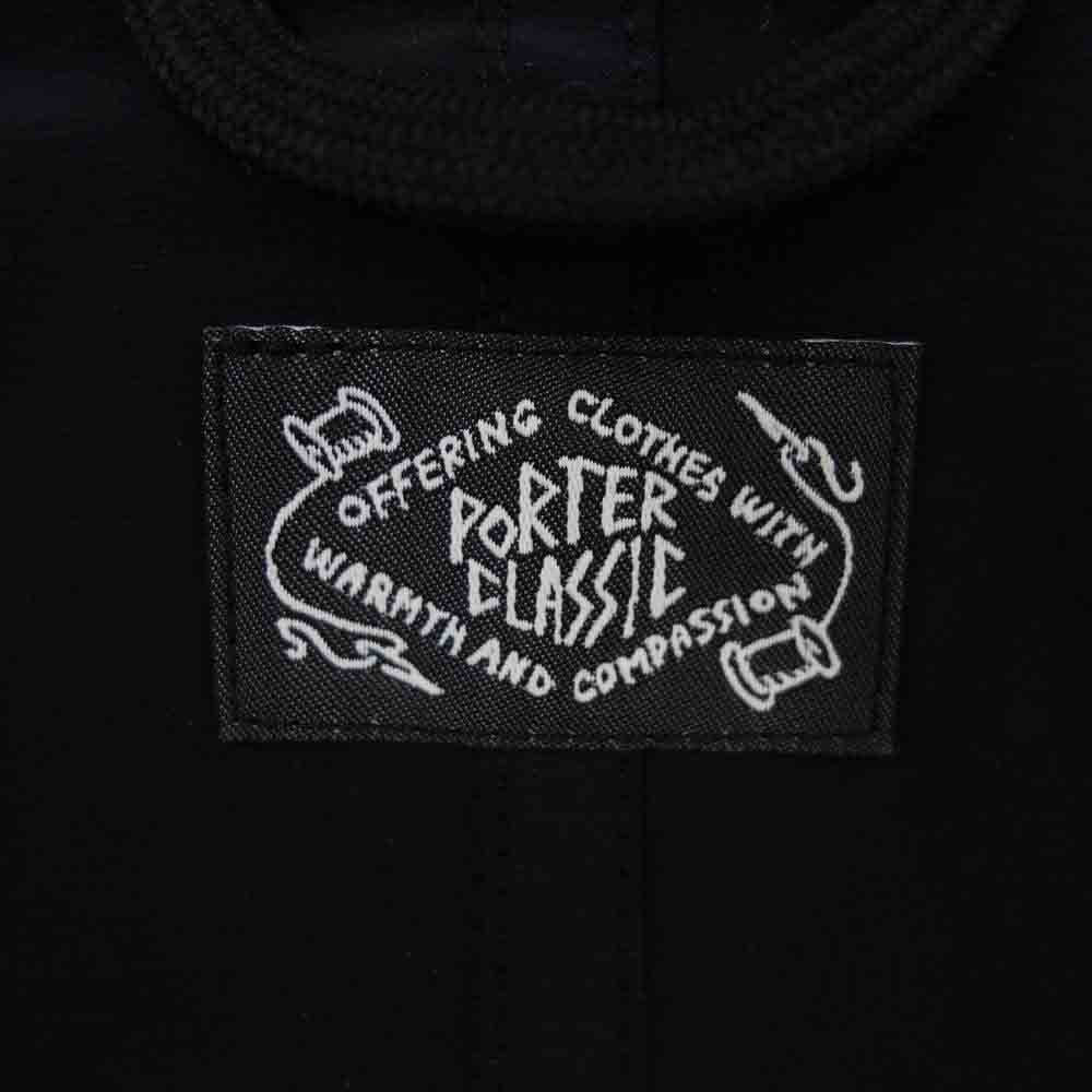 PORTER CLASSIC ポータークラシック SUPER NYLON STRETCH MILITARY COAT スーパーナイロン ストレッチ ミリタリー コート ダークネイビー系 4【中古】