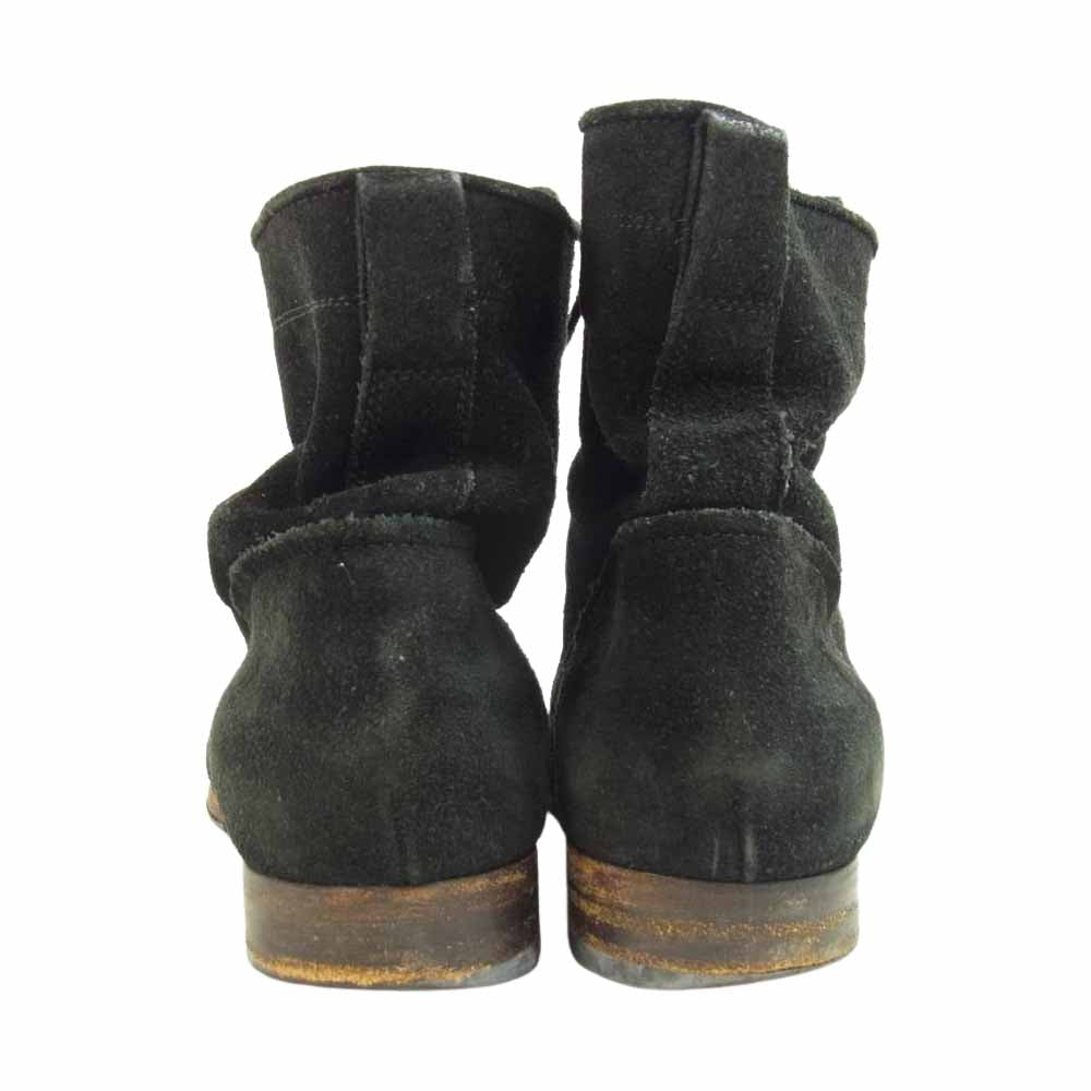 BUTTERO ブッテロ スエード レースアップ ブーツ ブラック系 実寸約28.5㎝【中古】