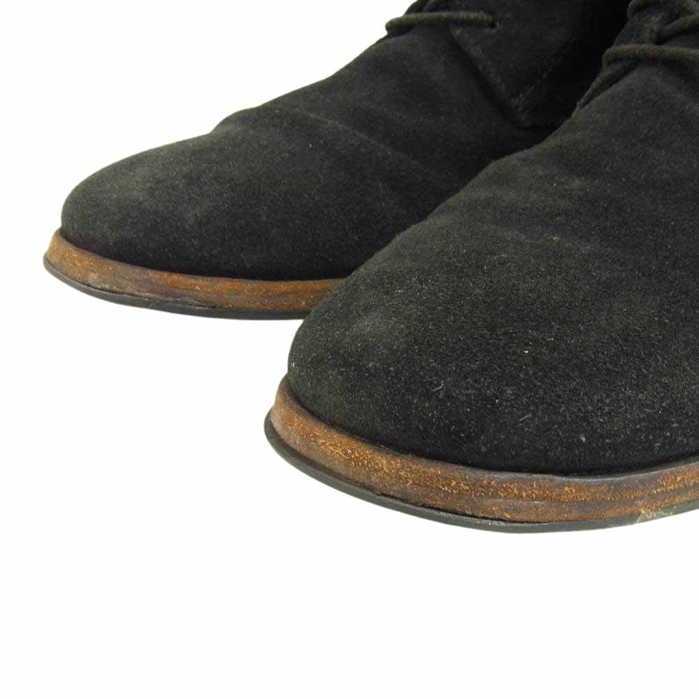 BUTTERO ブッテロ スエード レースアップ ブーツ ブラック系 実寸約28.5㎝【中古】