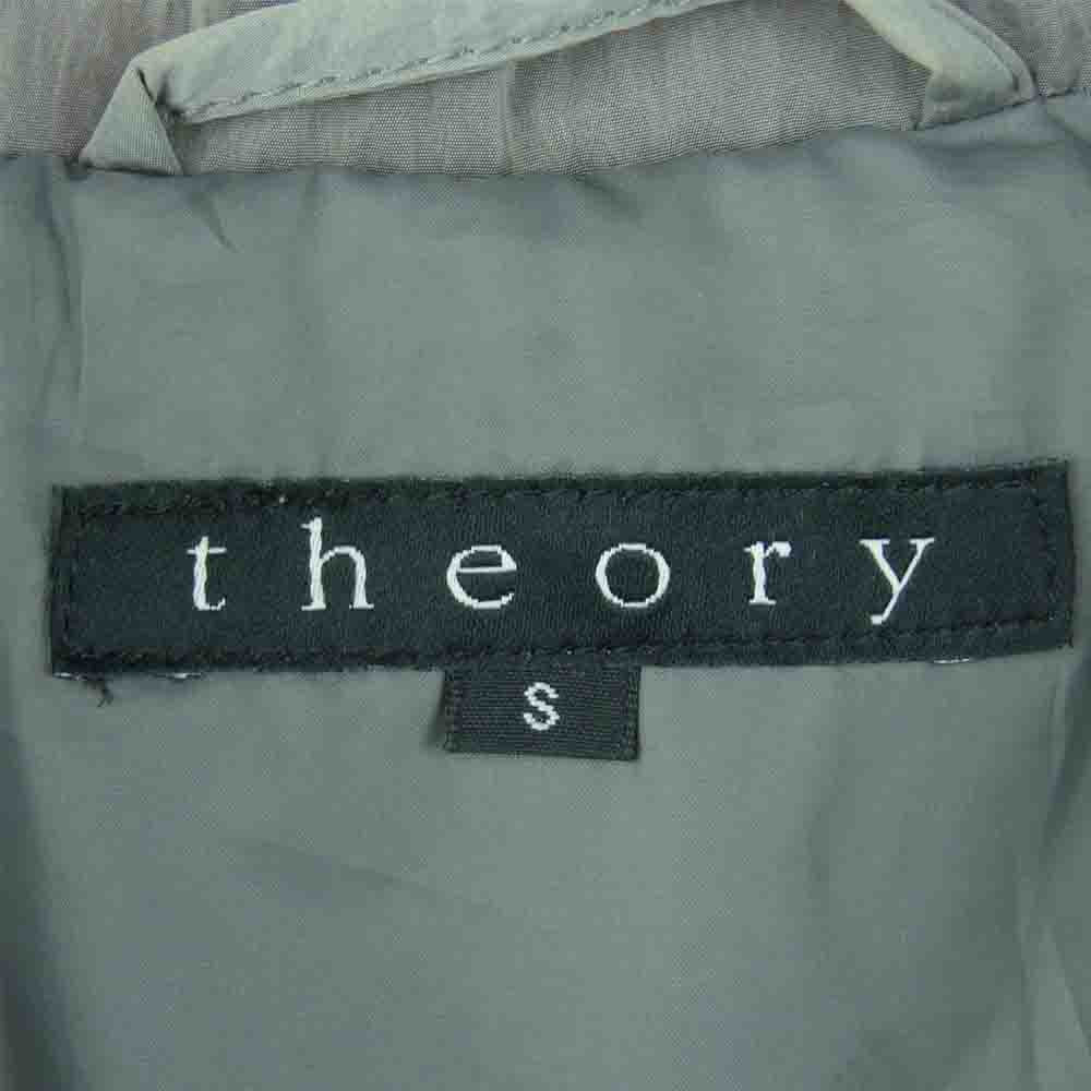 theory セオリー 01-1309601 ダウン ジャケット ナイロン 中国製 グレー系 S【中古】