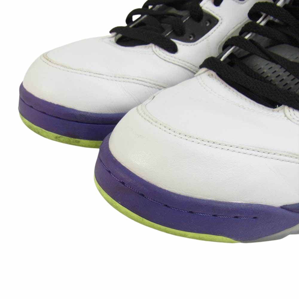 NIKE ナイキ DB3335-100 AIR JORDAN 5 RETRO BEL-AIR Ghost Green エアジョーダン ファイブ マルチカラー系 10.5【中古】