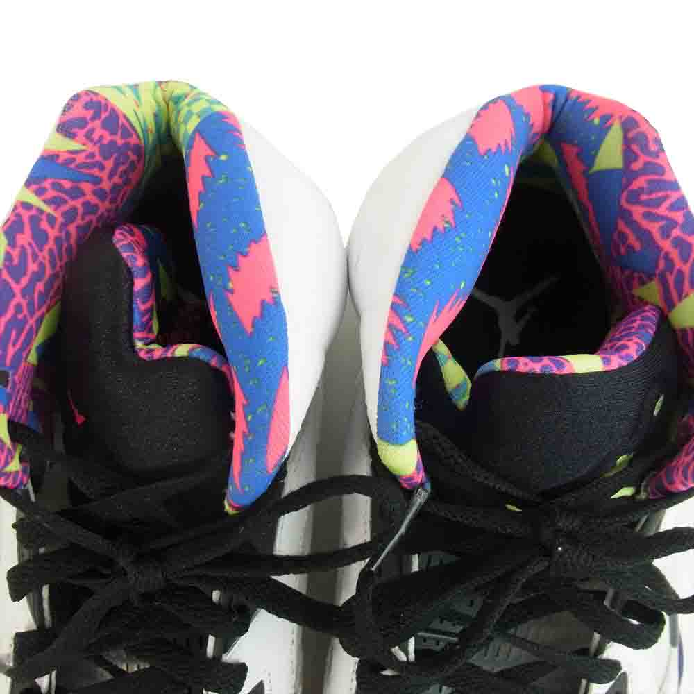 NIKE ナイキ DB3335-100 AIR JORDAN 5 RETRO BEL-AIR Ghost Green エアジョーダン ファイブ マルチカラー系 10.5【中古】