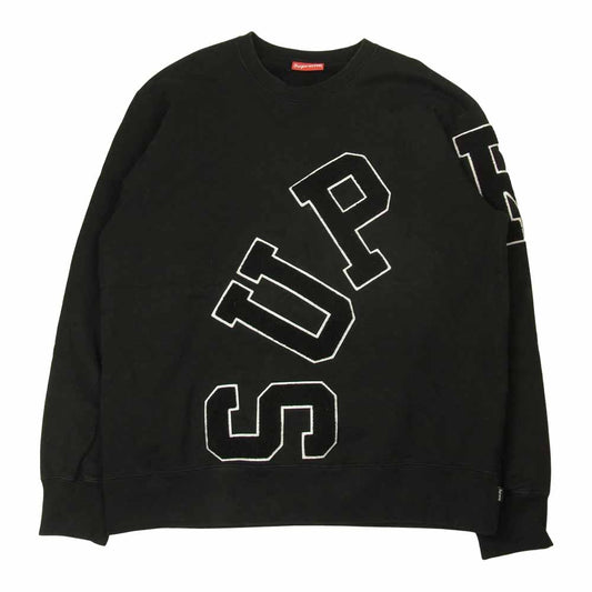 Supreme シュプリーム 20AW Big Arc Crewneck ビッグアーチ クルーネック スウェット ブラック系 XL【中古】