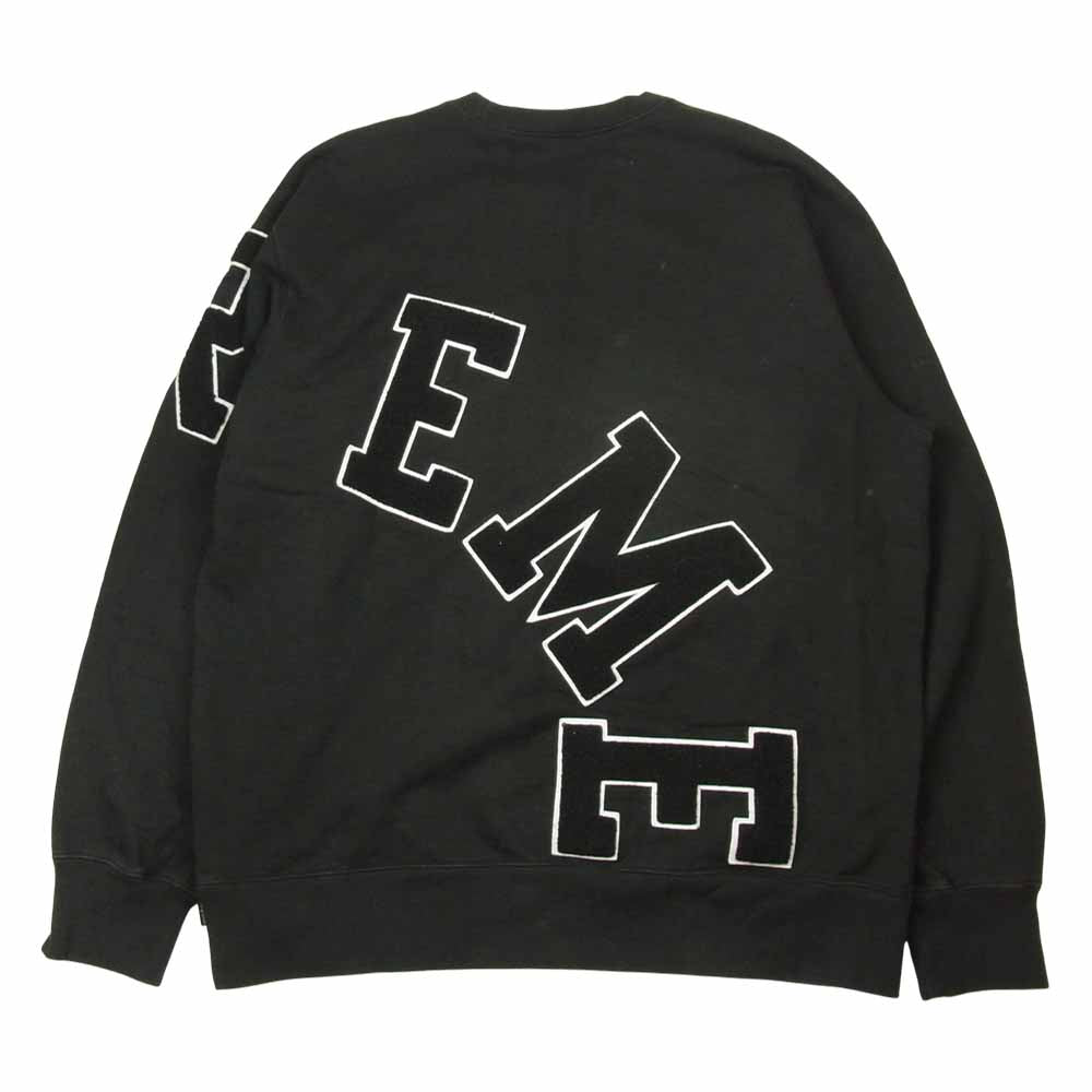 Supreme シュプリーム 20AW Big Arc Crewneck ビッグアーチ クルーネック スウェット ブラック系 XL【中古】