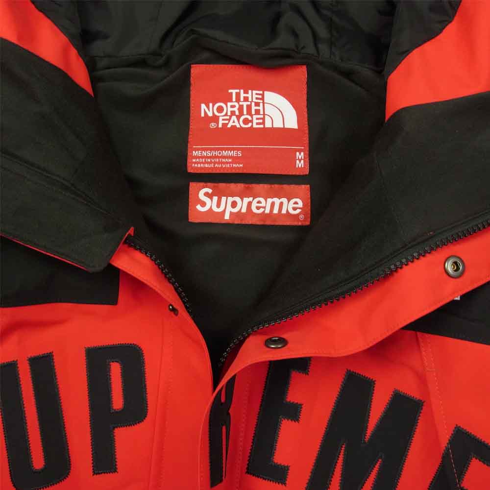 Supreme シュプリーム 19SS THE NORTHFACE Arc Logo Mountain Parka アーチロゴ マウンテンパーカー レッド系 M【中古】