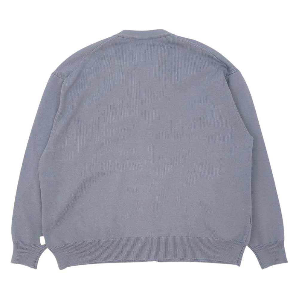 FRED PERRY フレッドペリー SS2 22SS L/TEACHER C/G オーバーサイズ カーディガン ブルー系 L【新古品】【未使用】【中古】