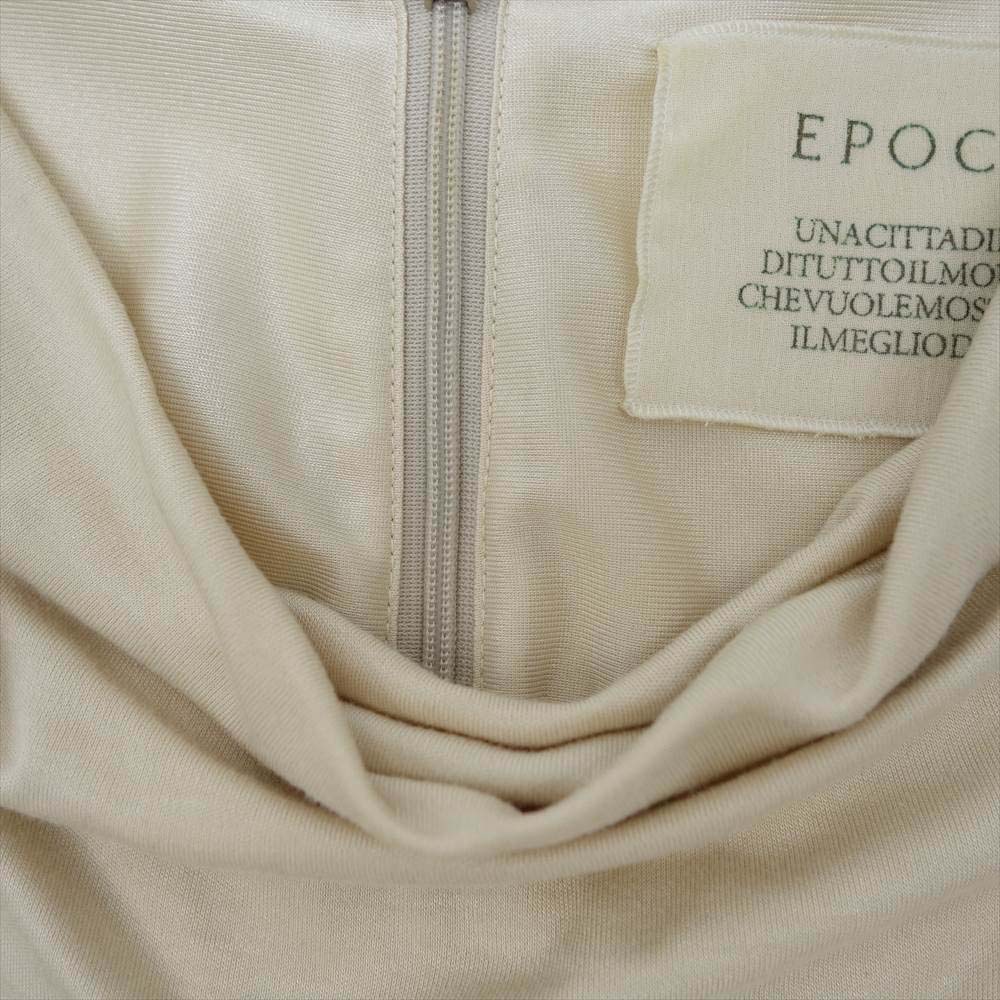 EPOCA エポカ ノースリーブ ワンピース カーディガン 上下 セットアップ ベージュ系 40【中古】