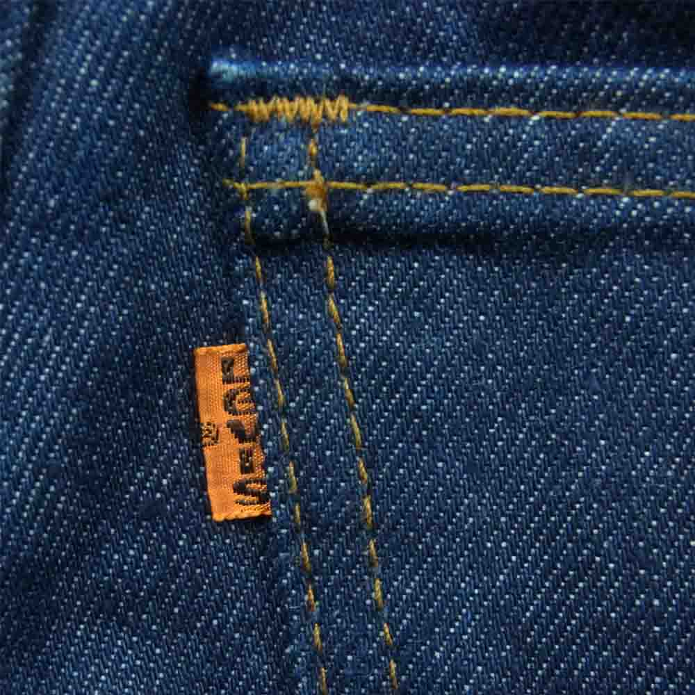 Levi's リーバイス 20517 0217 オレンジ タグ ボタン裏刻印 542 デニム パンツ インディゴブルー系 W28 L30【中古】
