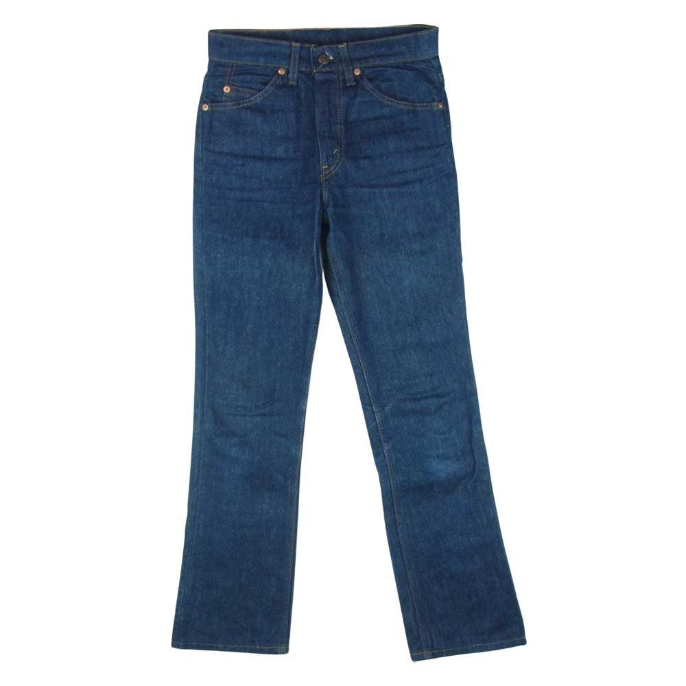 Levi's リーバイス 20517 0217 80s ボタン裏刻印 561 オレンジ タグ ブーツカット デニム パンツ インディゴブルー系【中古】