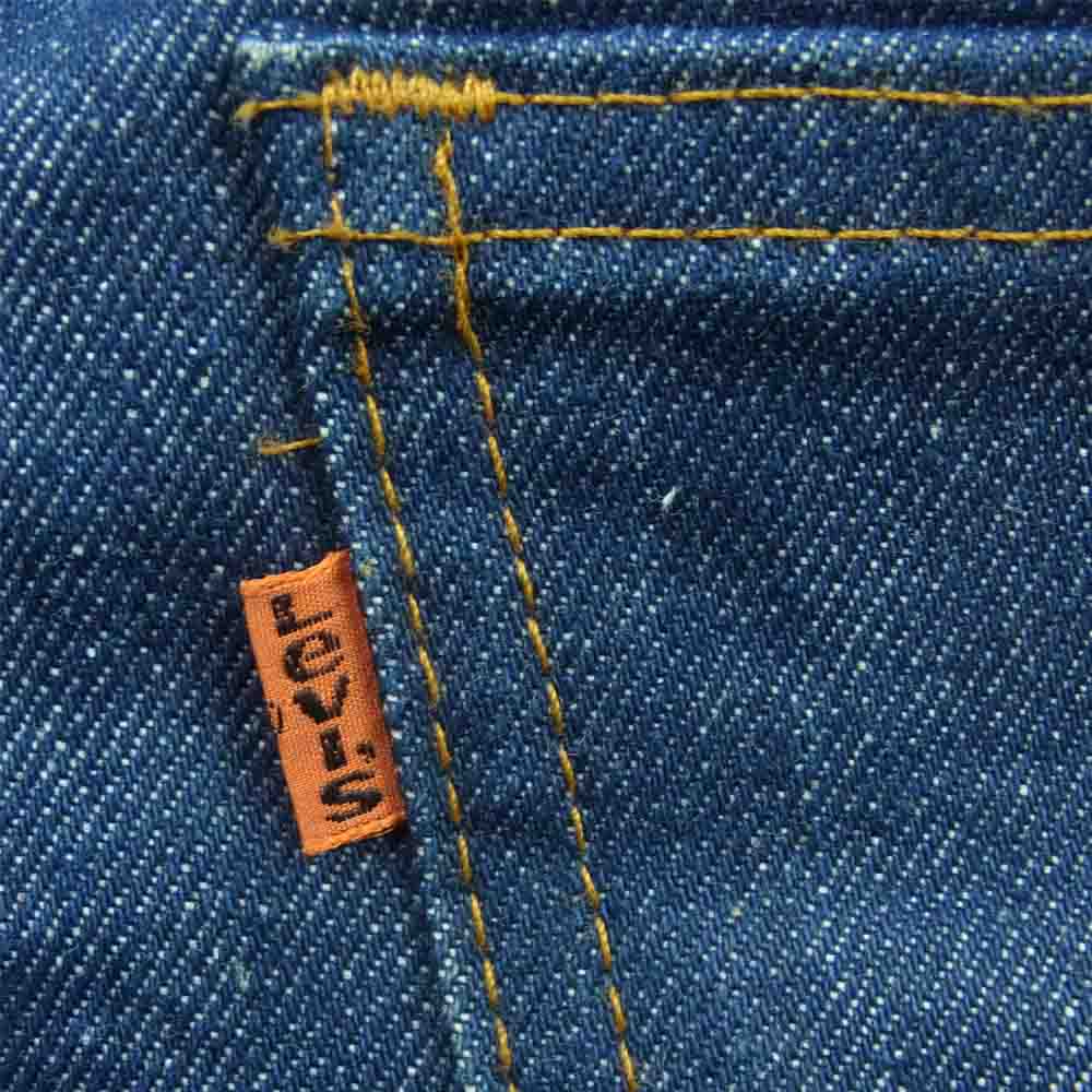 Levi's リーバイス 20517 0217 80s ボタン裏刻印 561 オレンジ タグ ブーツカット デニム パンツ インディゴブルー系【中古】