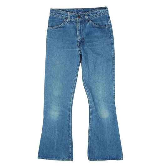 Levi's リーバイス 646 0217 70~80s オレンジ タグ ボタン裏刻印 39 ベルボトム デニム パンツ インディゴブルー系 W28 L30【中古】