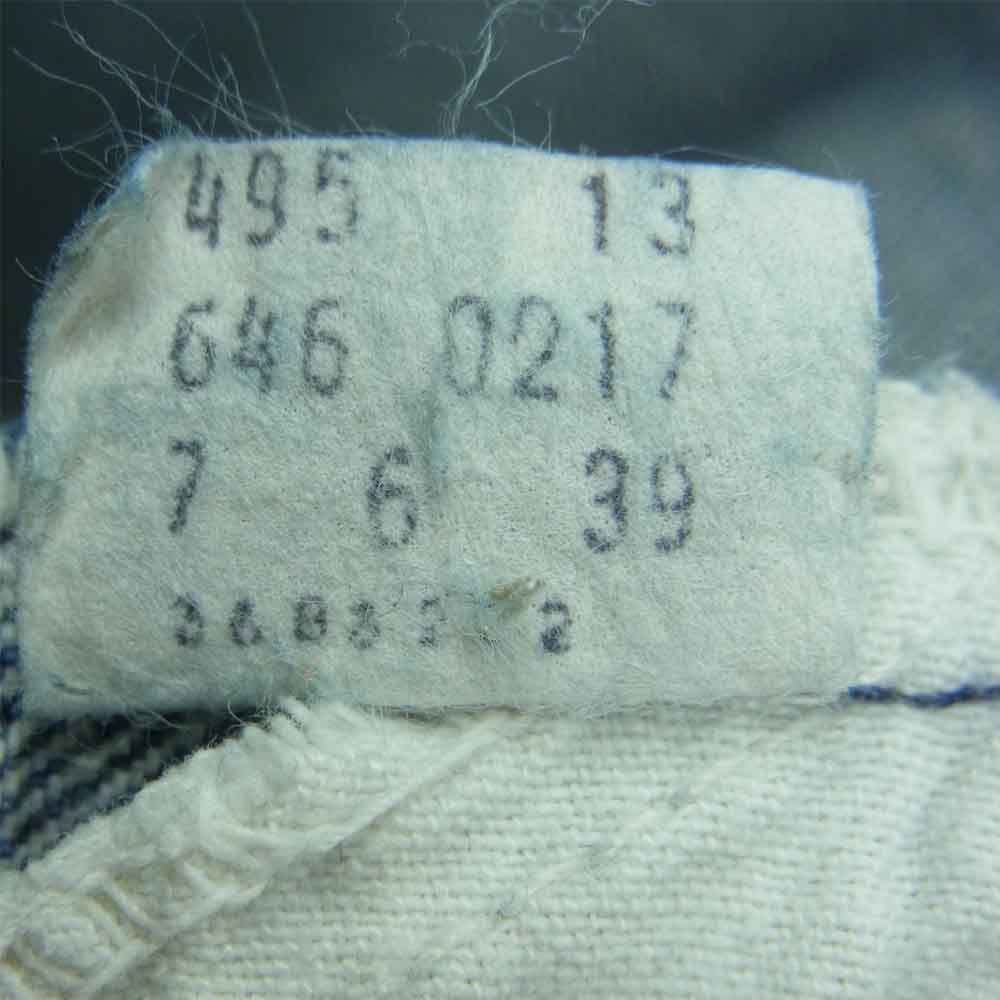 Levi's リーバイス 646 0217 70~80s オレンジ タグ ボタン裏刻印 39 ベルボトム デニム パンツ インディゴブルー系 W28 L30【中古】